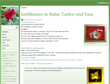 Tablet Screenshot of juniblumen.de